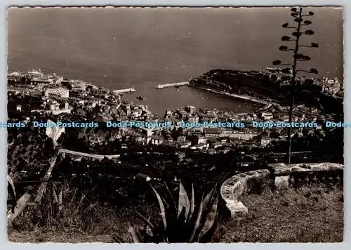 D332150 La Cote d Azur. La Principaute de Monaco. Vue Prise de la Turbie. L. Gil
