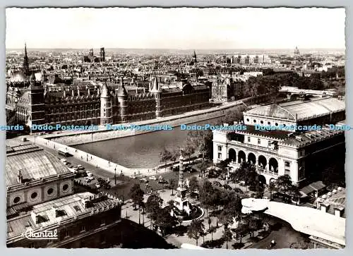 D332151 Paris. Place et Theatre du Chatelet. Conciergerie et Panorama. Chantal.