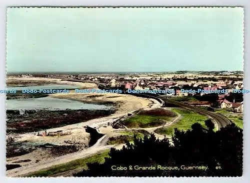 D334922 Guernsey. Cobo und Grande Rocque. The Guernsey Press. RP