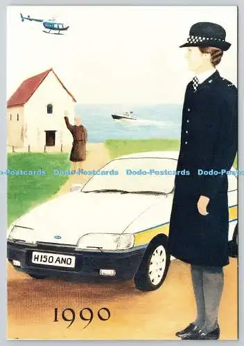 D329500 Essex Police 1840 1990. Polizistin Constable 3205 Jeeny Cooke of Chelms