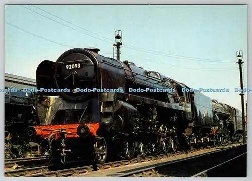 D326949 Crewe. BR Klasse 9F. 2 10 0. Nr. 92093. J. B. Bucknall. Nach der Schlacht.