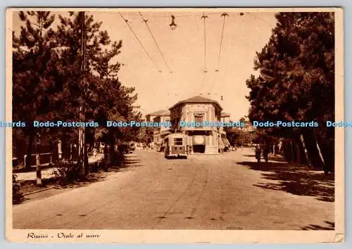 D332161 Rimini. Viale al Mare. L Emiliana di A. Belicchi