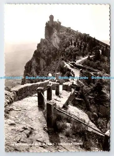 D334937 Republica Di S. Marino. Seconda Torre. G. Mazza. RP
