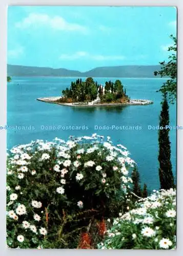 D334938 Korfu. Die Pontikonissi. Postkarte