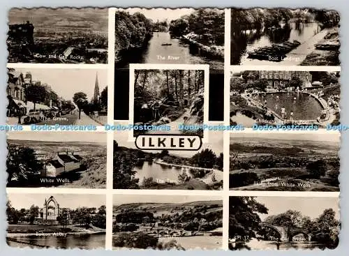 D332170 Ilkley. Hebers Ghyll. Chadwick Ansichten. Leeds. Multi View
