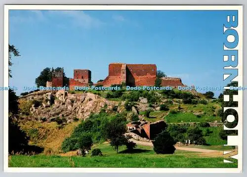 D326959 Bornholm. Hammershus. Ruinkompleks fra middelalderen. Gornitzka Grafik a