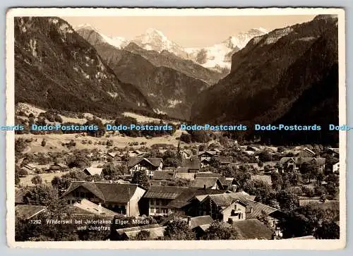 D332174 Wilderswil bei Interlaken. Eiger. Mönch und Jungfrau. Rotation Wilhelm P