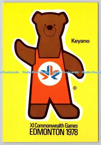 D329532 Edmonton 1978. XI Commonwealth Games. Keyano ist offizielles Maskottchen. Alberta