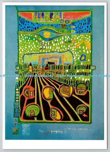 D329533 Friedensreich Hundertwasser. Straße der Überlebenden. Grüne Janura AG 1980