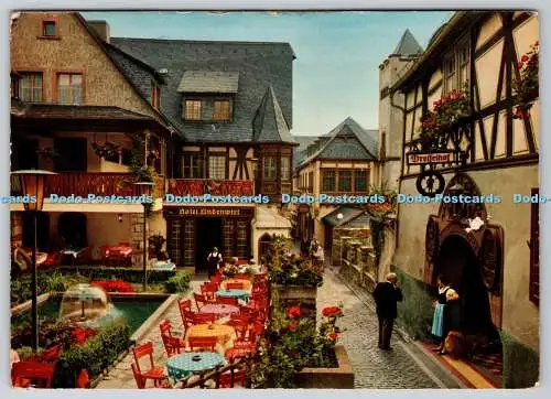 D332195 Rüdesheim am Rhein. Drosselgasse. Gebr. Metz