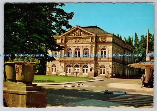 D326995 Baden Baden. Kleines Theater. Krüger. Westdeutschland. 1967. Postkarte