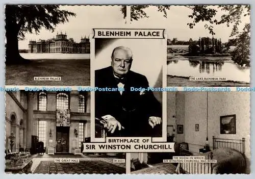D332208 Blenheim Palace. Geburtsort von Sir Winston Churchill. Der See. Blenheim