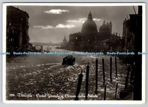 D332210 Venezia. Canal Grande e Chiesa Della Salute. G. Brocca. RP