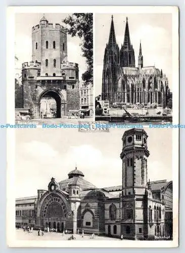 D334980 Köln. Dom. Bahnhof. Ludwig Simon. Multi View