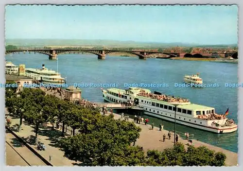 D332226 Mainz. Rheinbrücke. Krüger