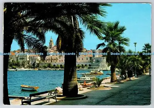 D327033 Korcula. Turistkomerc Zagreb. 1989