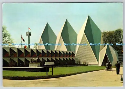 D327036 Pavillon von Großbritannien. Ausstellung Universelle de Bruxelles 1958. Exc