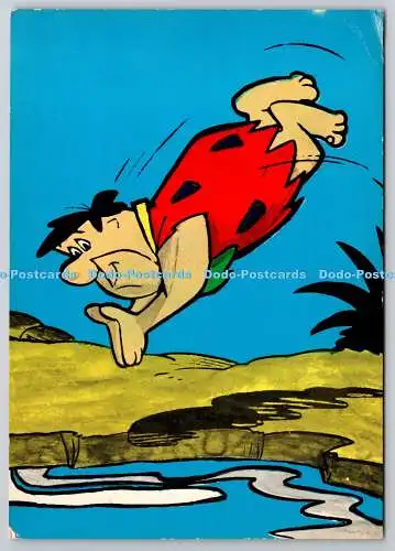 D329589 Tauchen. Fred Wilma und Pebbles Flinstone. Barney und Betty Rubble. Dino.
