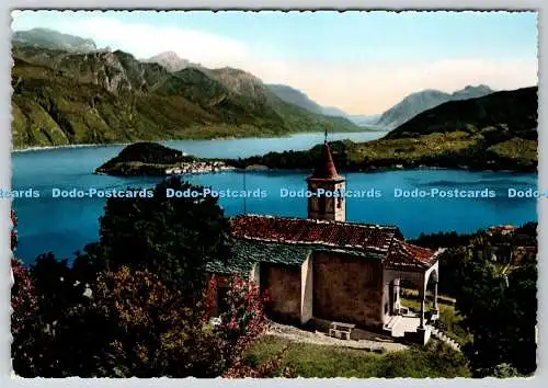 D327038 Lago di Como. S Martino e Bellagio. A. Preda. Milano