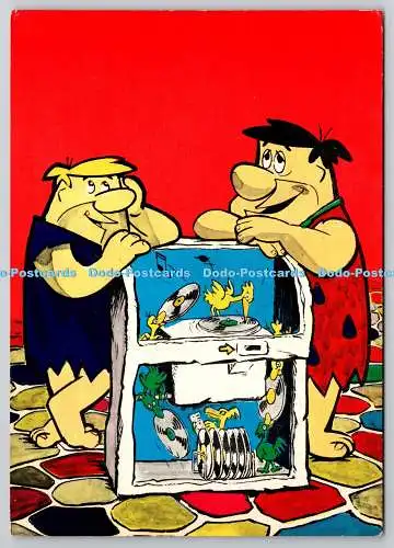 D329592 Fred und Barney Hörplatten. Fred Wilma und Pebbles Flinstone. Bar
