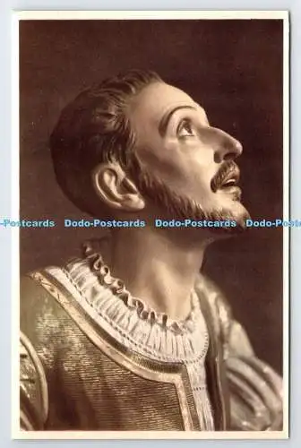 D335021 Loyola. Inigo Hingabe an Gott. Eine Schnitzerei von Cullaut Valera. Hechos y Di