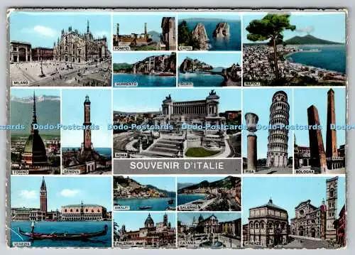 D332253 Souvenir D Italien. Roma. Genua. S. A. F. Stab Grafico Cesare Capello. M