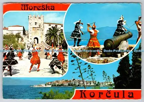 D327054 Moreska. Korcula. Turistkomerc. Zagreb. Multi View