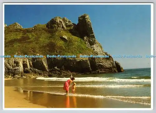 D327056 Tor Bay. Gower. Wales. Bishopston. Swansea. Mastercards