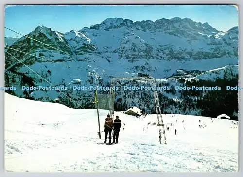 D327060 Champery Planachaux. Monte pente du Culet. Dent de Bonaveau et Dent Blan