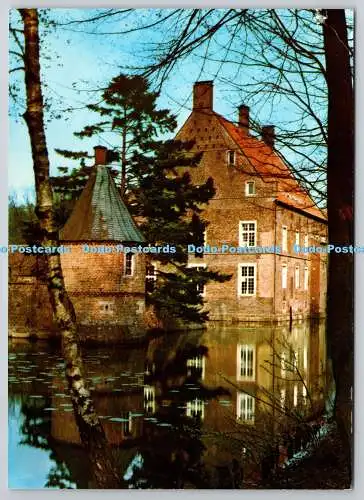 D329615 Ochtrup. Alter Posthof. Haus Welbergen. Wasserburg Haus Welbergen. Kiepk