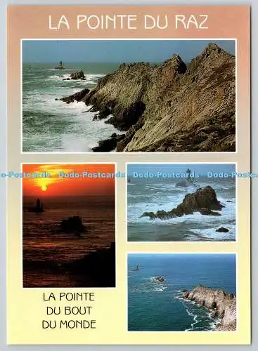D329616 Finistere. Der Raz Point und der Leuchtturm von Vieille. Couleurs de Bretagn
