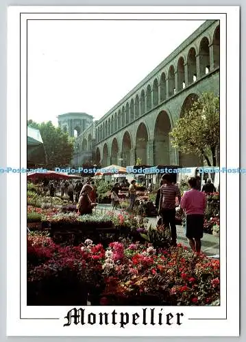 D329628 Herault. Montpellier. Les Arceaux et le marche aux fleurs. Meridionales.