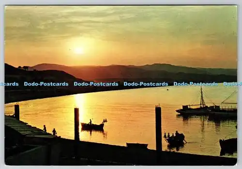 D327080 Sonnenuntergang in Habcidici. Griechenland. Aristoteles