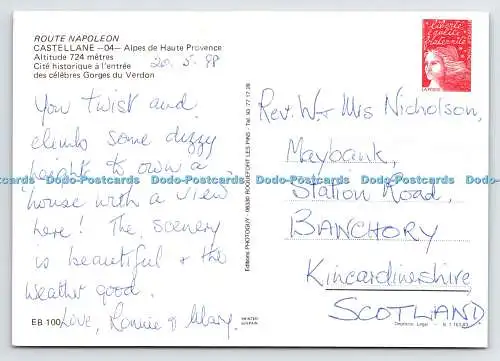 D335073 Route Napoleon. Castellane. Alpes de Haute Provence. Photoguy