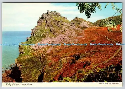 D327103 Tal der Felsen. Lynton. Devon. D. Edel. John Hinde Ltd