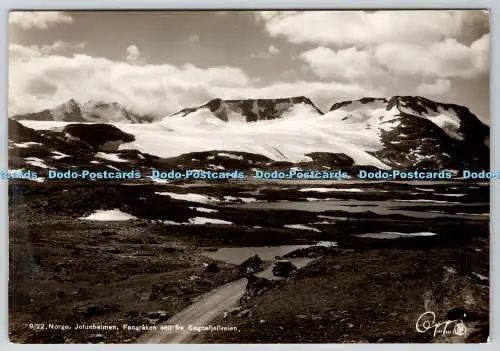 D332314 Norge. Jotunheimen. Fanaraken Seit fra Sognefjellveien. Eberh. B. Oppi