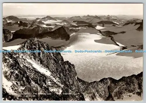 D332315 Jotunheimen. Fra Galdhopiggen i Forget Svellnasbreen. Normann