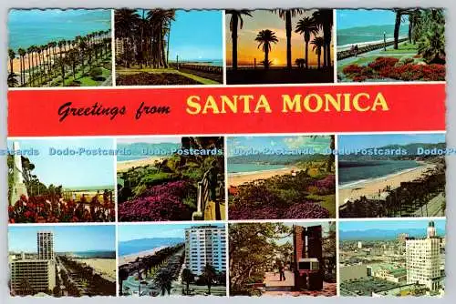 D327115 Santa Monica. Plastichrom. Boston. Mitock Publishers Inc. North Hollywo