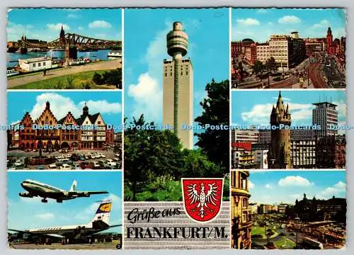 D332330 Grusse aus Frankfurt. M. City. Michel. Krüger. Multi View