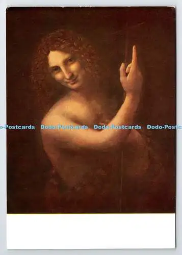 D335100 Musee de Louvre. Ecole Florentine. Saint Jean Baptiste. Leonard De Vinci