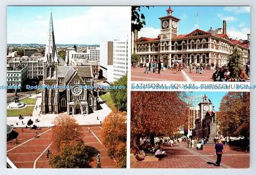 D335117 Christchurch. Domplatz. Post. Farbansicht. Oamaru. Multi V