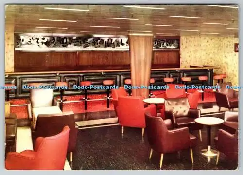 D332353 Vierschrauben Turbinenschiff Bremen. Raucherzimmer m. Bar. O.C.C