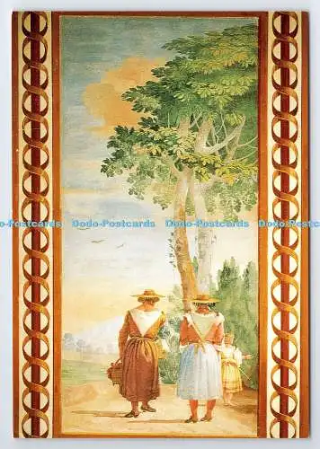 D335126 Vicenza. Foresteria della Villa Valmarana. Giandomenico Tiepolo. Bäuerliche