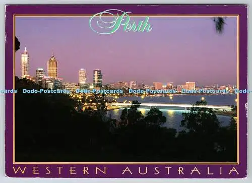 D327144 Perth. Western Australia. Die Lichter der Narrows Bridge. Artique Designs