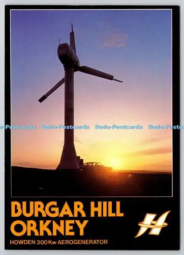 D329704 Orkney. Burgar Hill. Howden 300 Kw Belüfter. Charles Tait Photograph