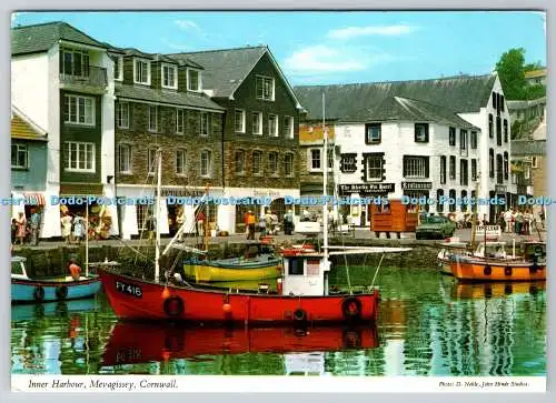 D332374 Mevagissey. Cornwall. Innenhafen. John Hinde. D. Edel. 1983