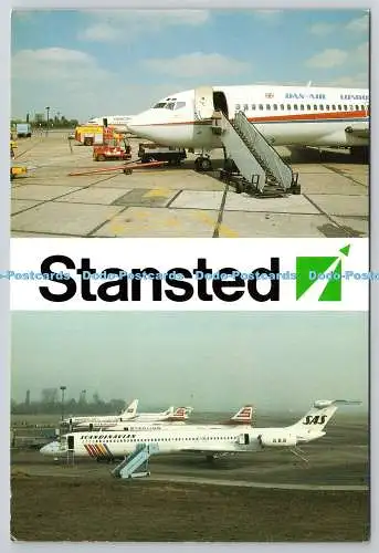 D329756 Essex. Flughafen Stansted. England. Postkarte. Multi View
