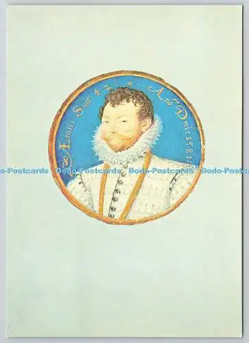 D329758 National Portrait Gallery. Sir Francis Drake. Nicholas Hilliard 1581. Ra