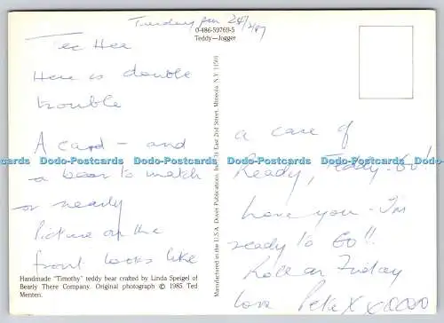 D329759 Teddy Jogger. Handgefertigter Timothy Teddybär gefertigt von Linda Speigel von Be
