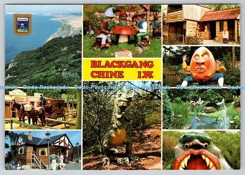 D327207 Blackgang. China. W. J. Nigh and Sons Ltd. Shanklin I. W. Multi View